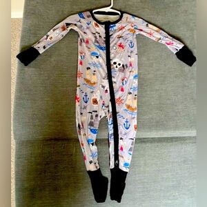 Little Sleepies Pirate Bamboo Zippy